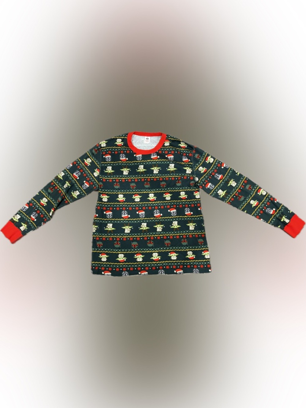 Hanna Andersson STAR WARS The Mandalorian Adult Unisex Holiday Pajama Top